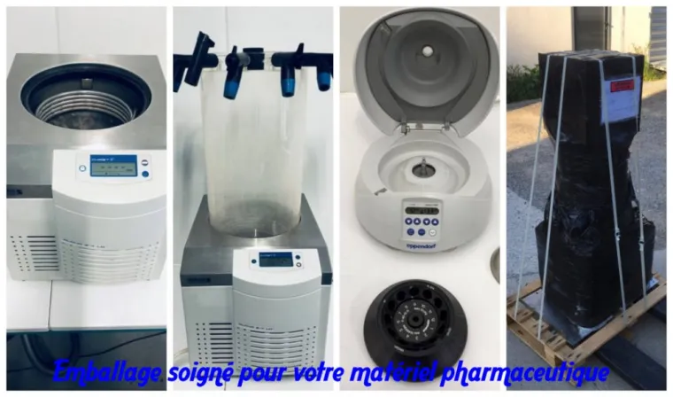 Ils nous font confiance pour leur matériel pharmaceutique acheté aux enchères à MONTPELLIER et LYON, expédié en LITHUANIE, Grenoble, EXPRESS'I.O.N.